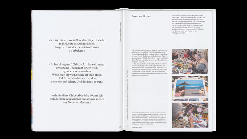 Artists in Residence für Alterszentren