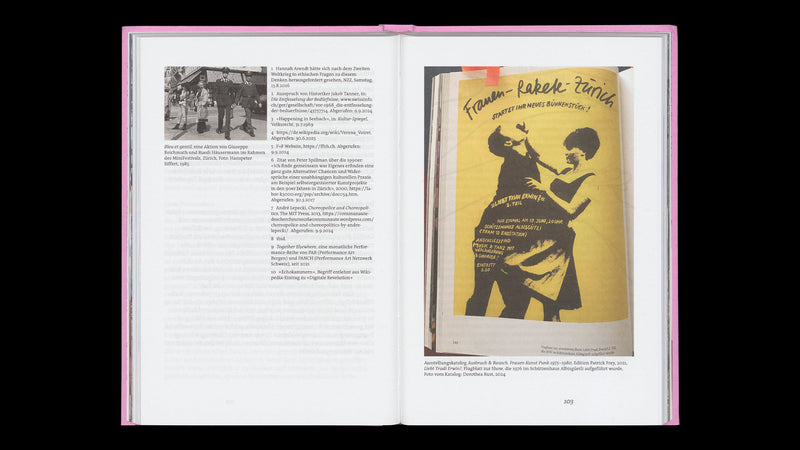 Lesebuch Revolving Histories – zu translokaler Performance Kunst Schweiz